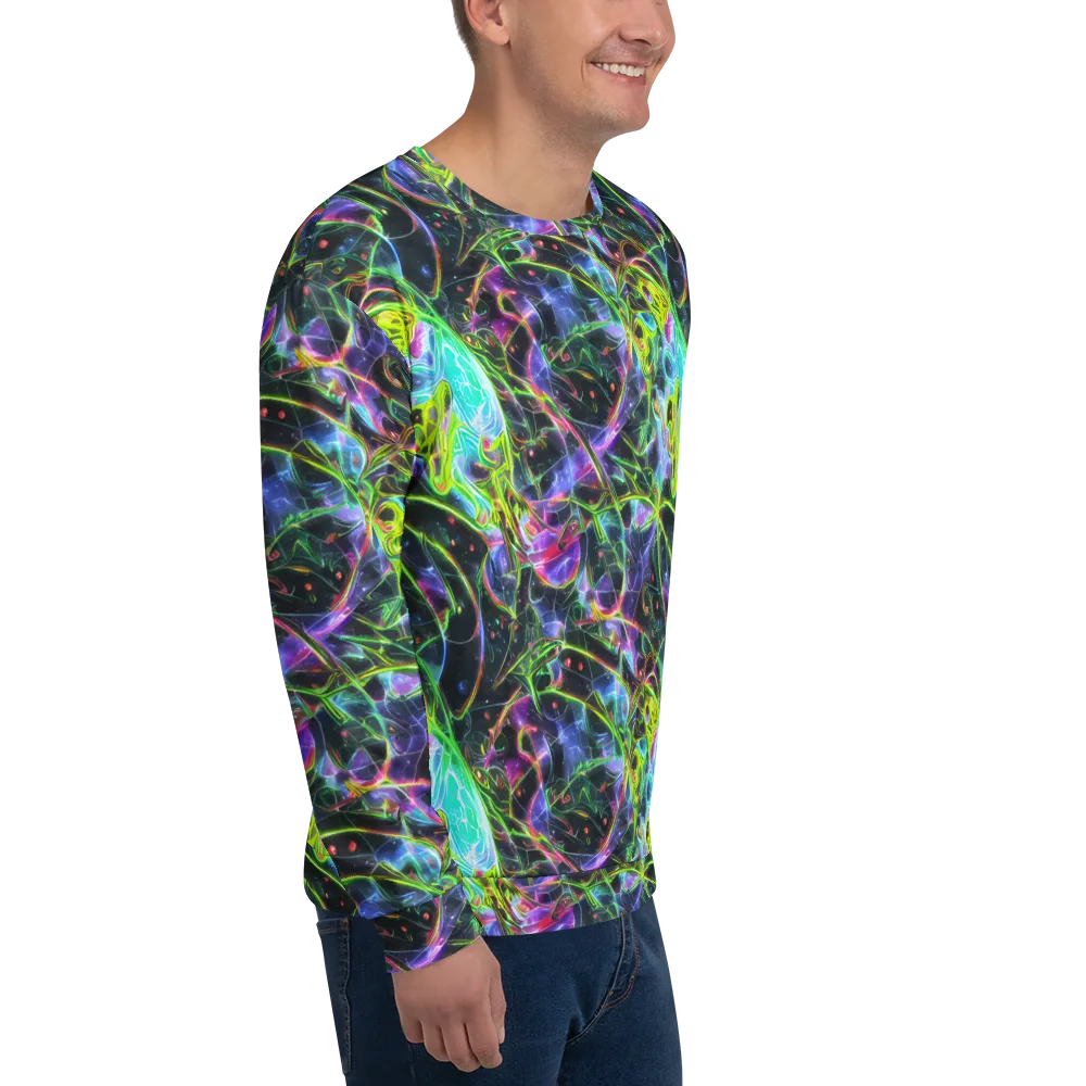 Midnight Biolume on Sweatshirt — Right Front