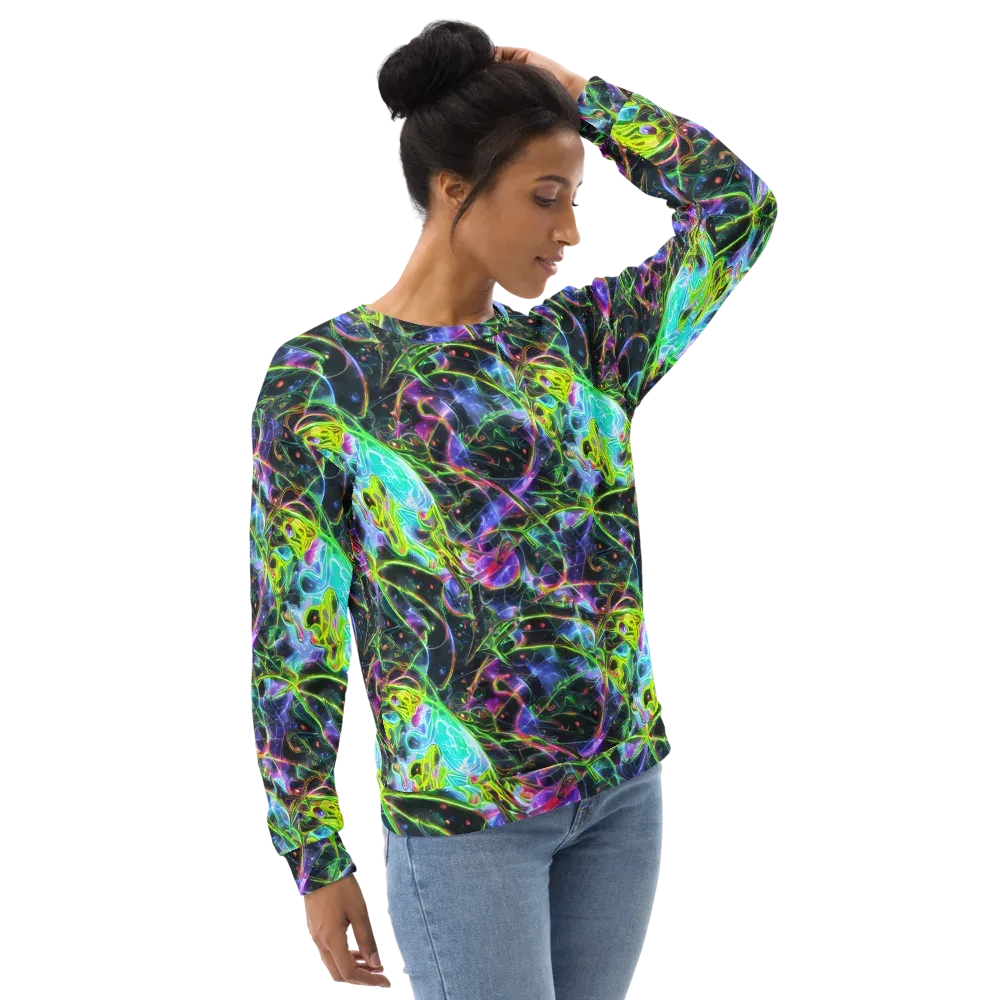 Midnight Biolume on Sweatshirt — Right Front