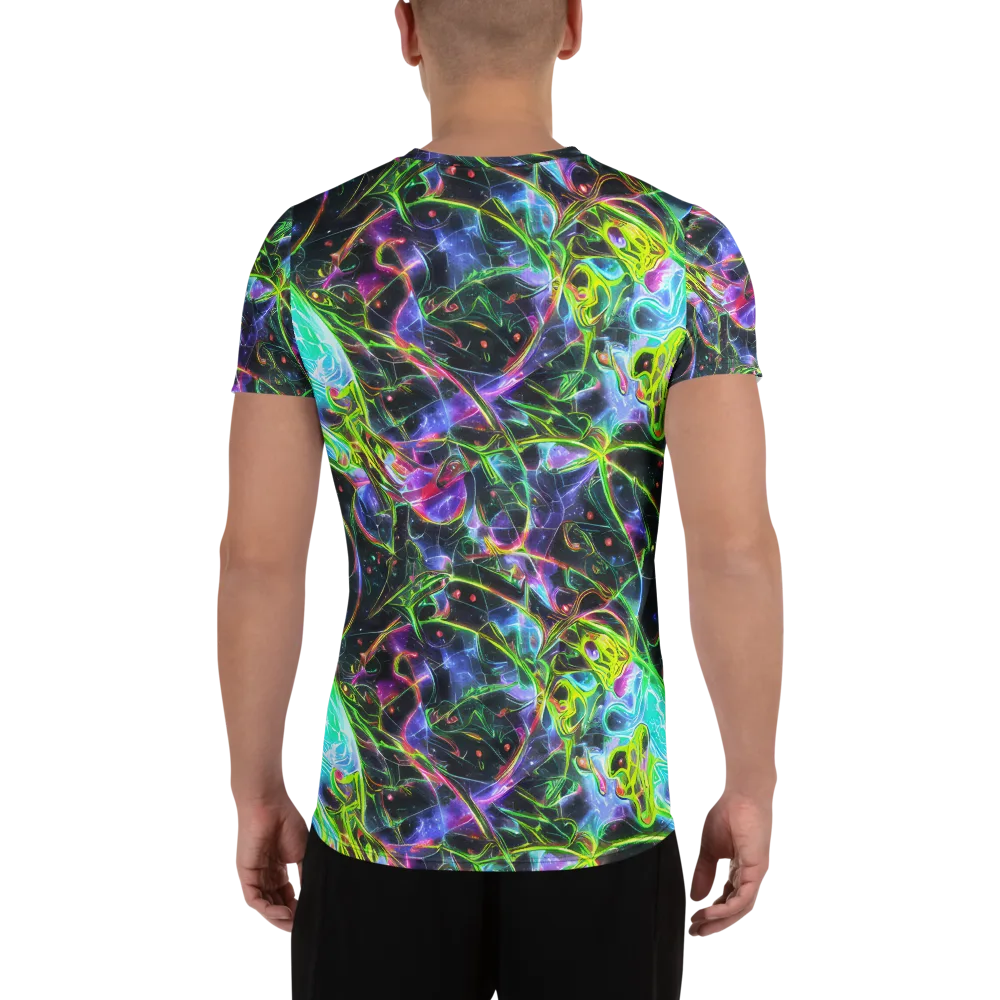 Midnight Biolume on Men's Athletic T-Shirt — Back