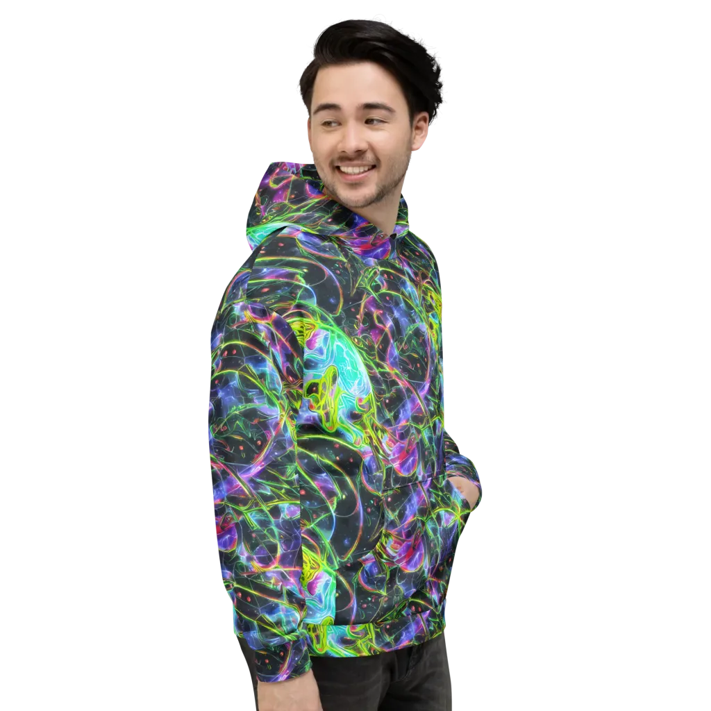 Midnight Biolume on Hoodie — Right