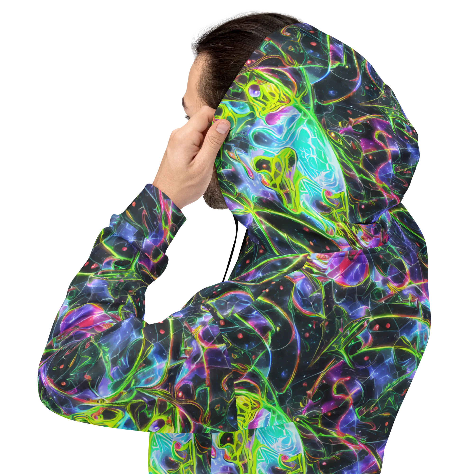 Midnight Biolume on Hoodie — Back