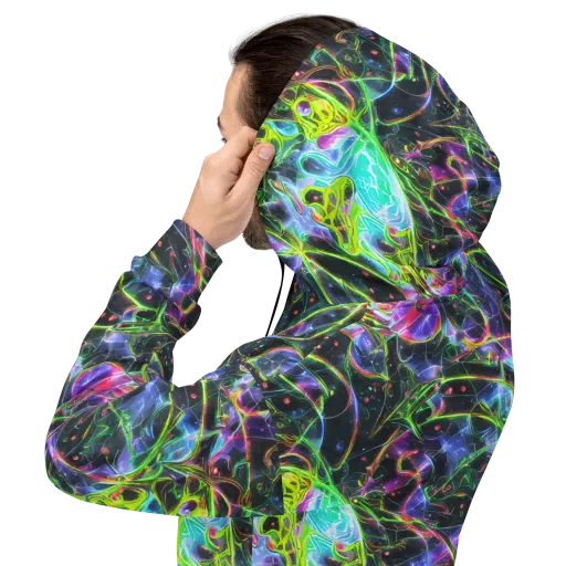 Midnight Biolume on a Hoodie
