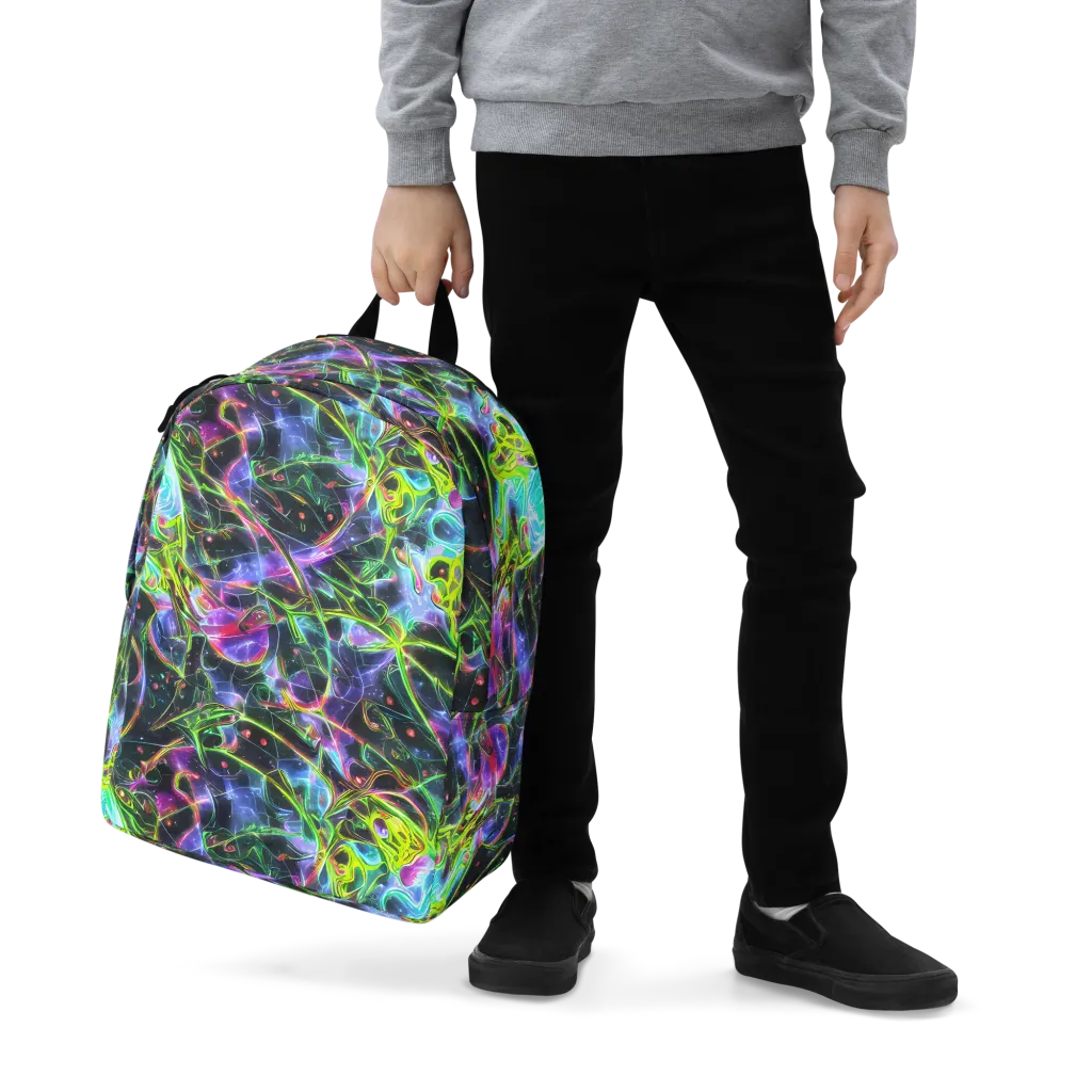 Midnight Biolume on Minimalist Backpack — Zoomed-in