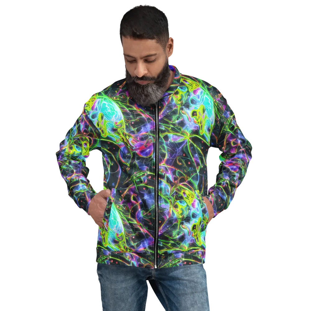 Midnight Biolume on Bomber Jacket — Front