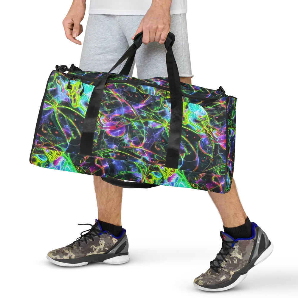 Midnight Biolume on Duffle Bag — Front