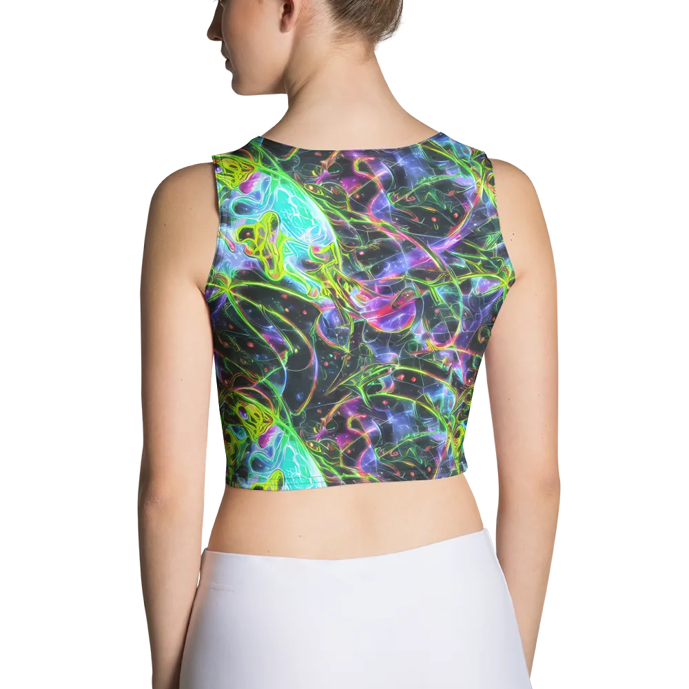 Midnight Biolume on Crop Top — Back