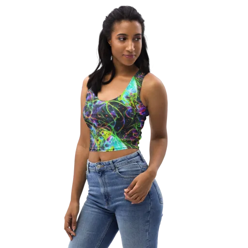 Midnight Biolume on a Crop Top