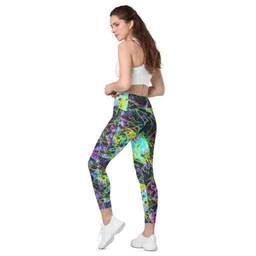 Midnight Biolume on a Leggings with Pockets