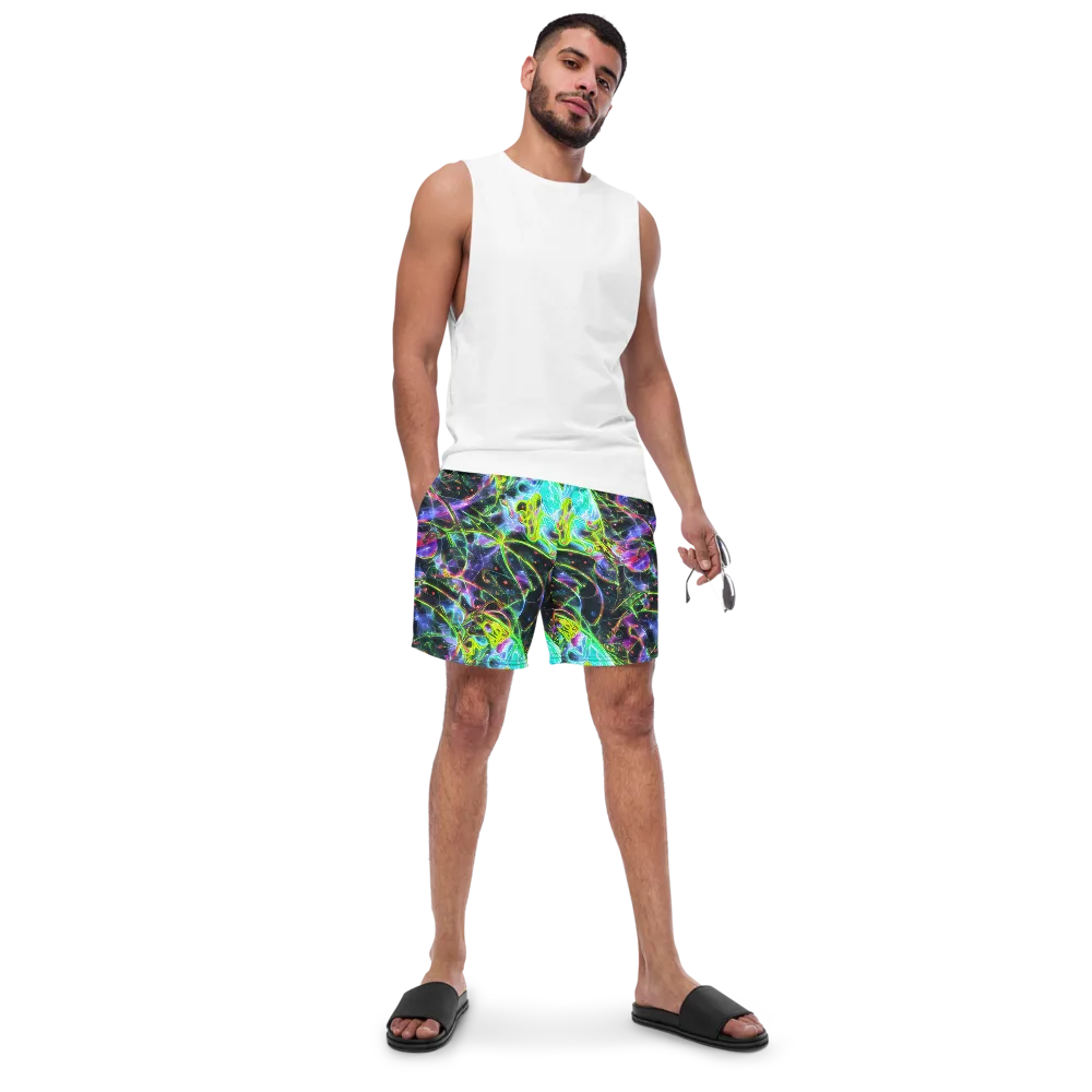 Midnight Biolume on Swim Trunks — Front