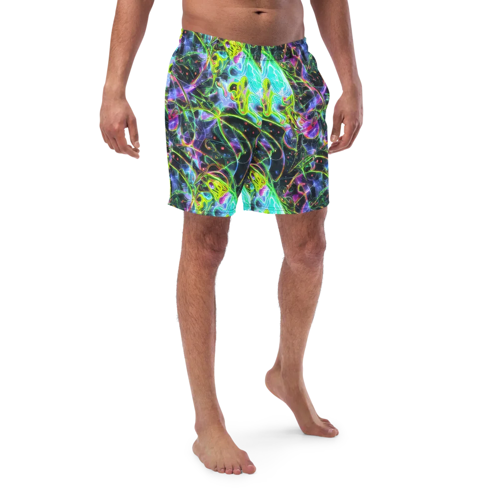 Midnight Biolume on Swim Trunks — Front