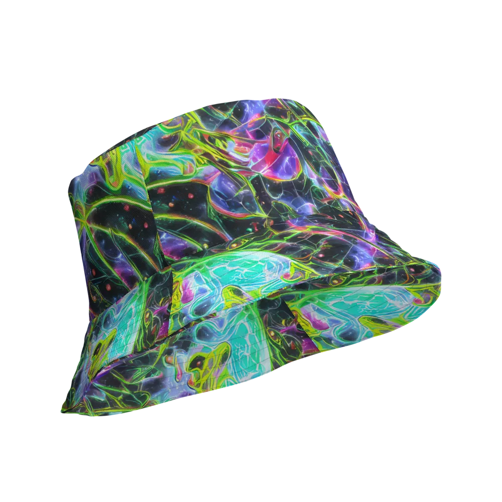 Midnight Biolume on Reversible Bucket Hat — Product details Outside