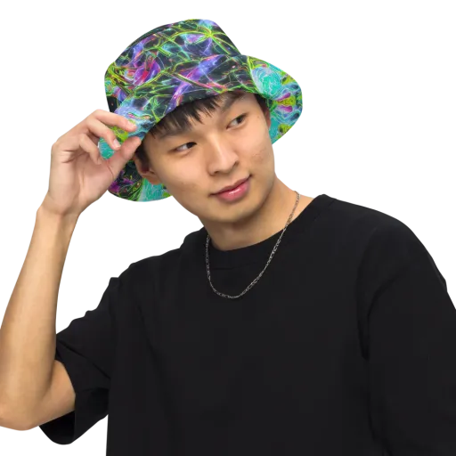 Midnight Biolume on a Reversible Bucket Hat