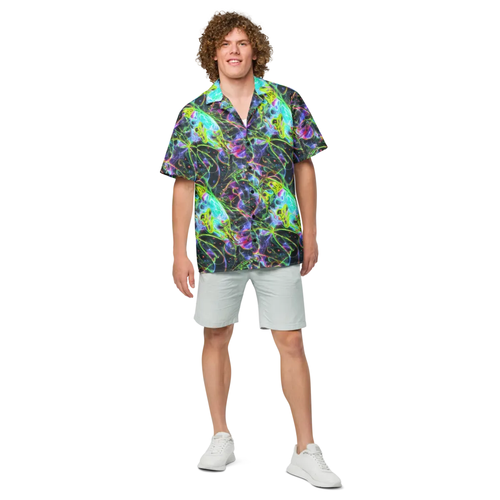 Midnight Biolume on Button Shirt — Front