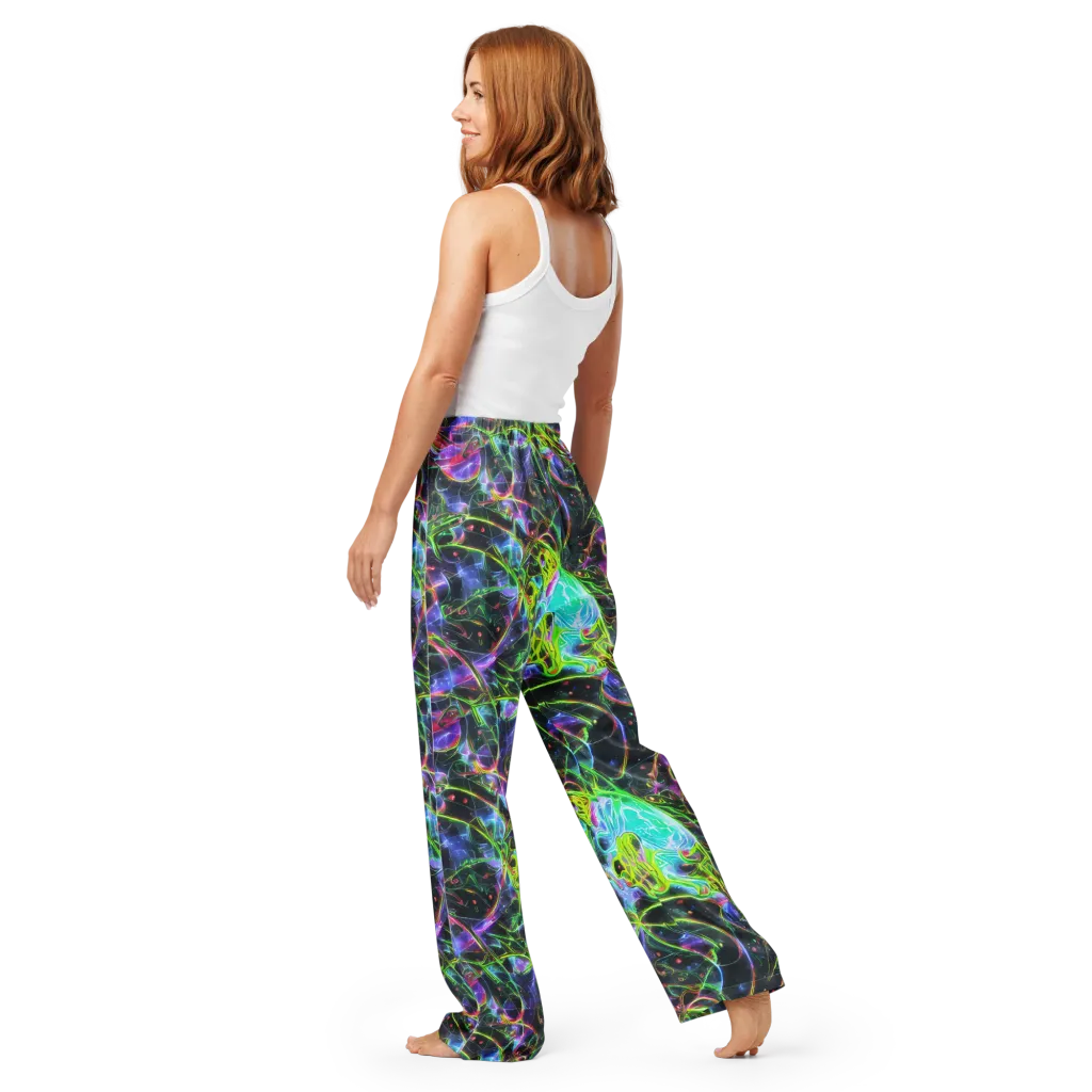 Midnight Biolume on Women's Pajama Pants — Back