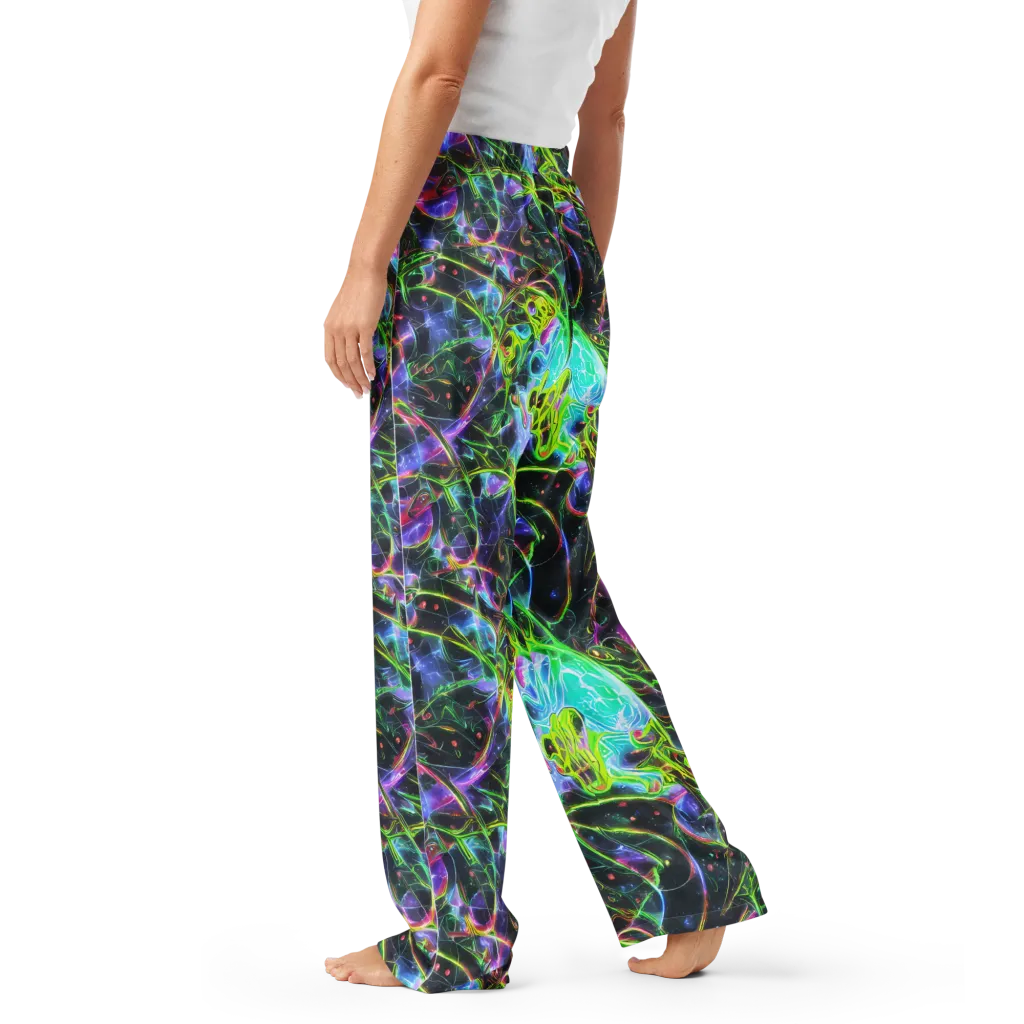 Midnight Biolume on Women's Pajama Pants — Left