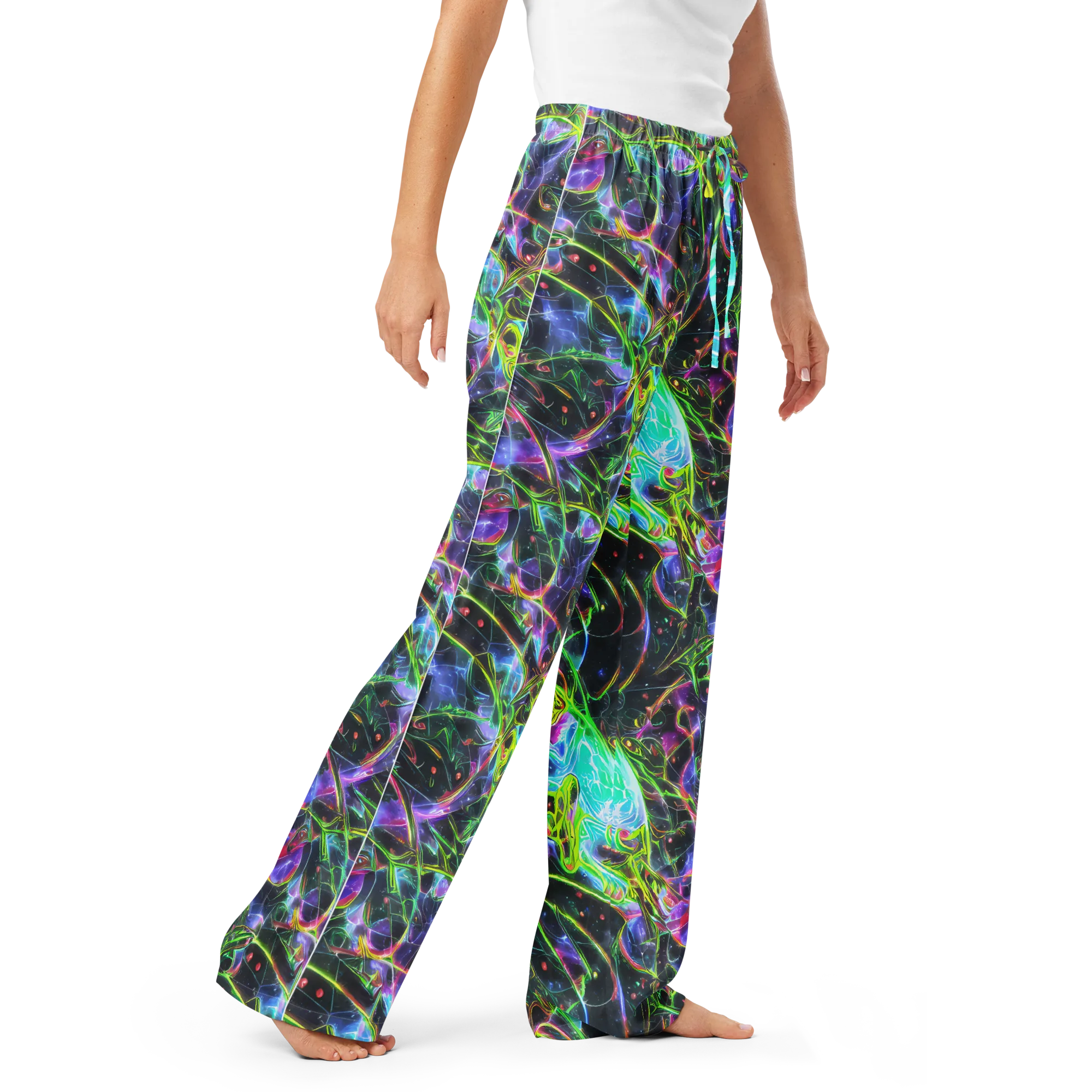 Midnight Biolume on Women's Pajama Pants — Right Front