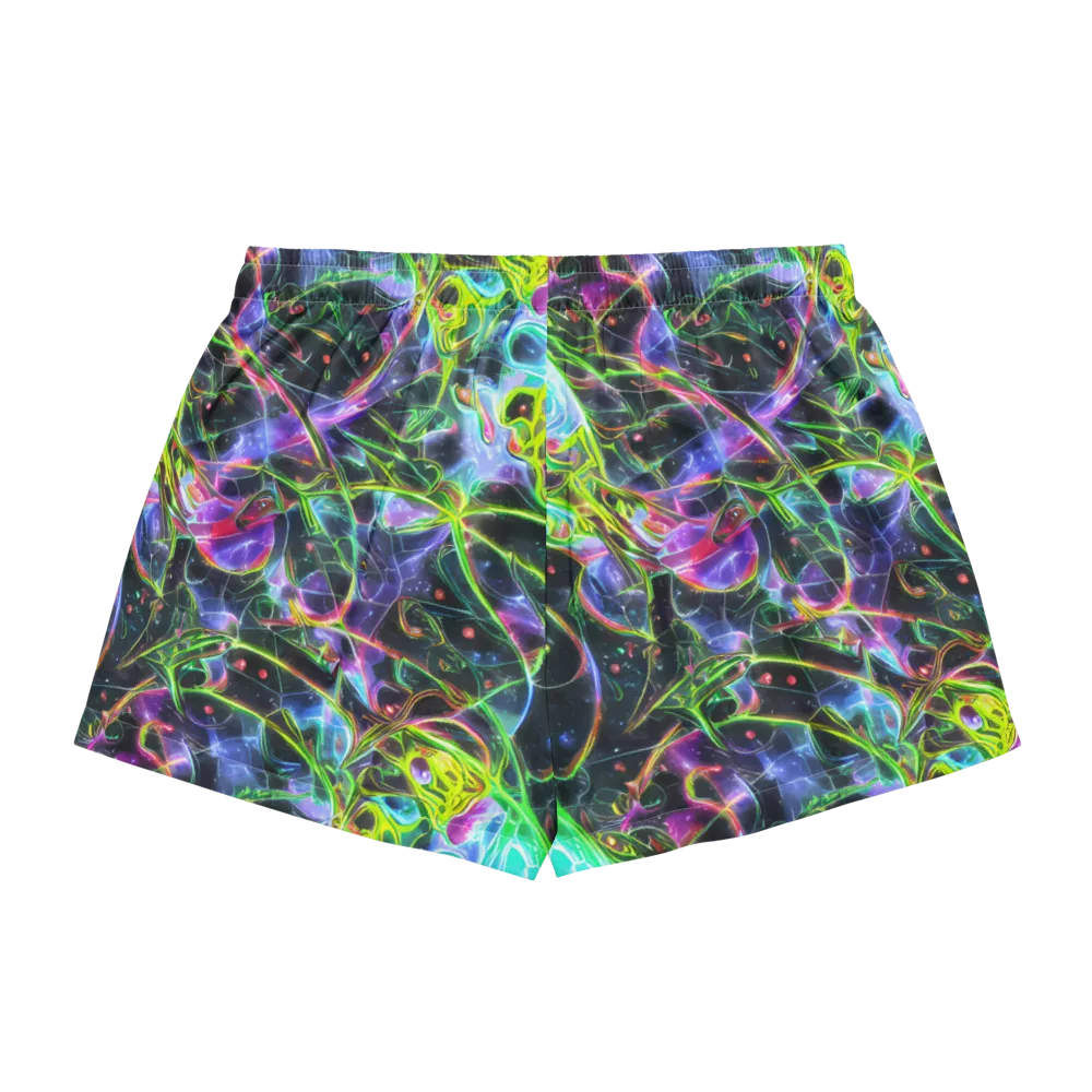 Midnight Biolume on Women's Pajama Shorts — Back