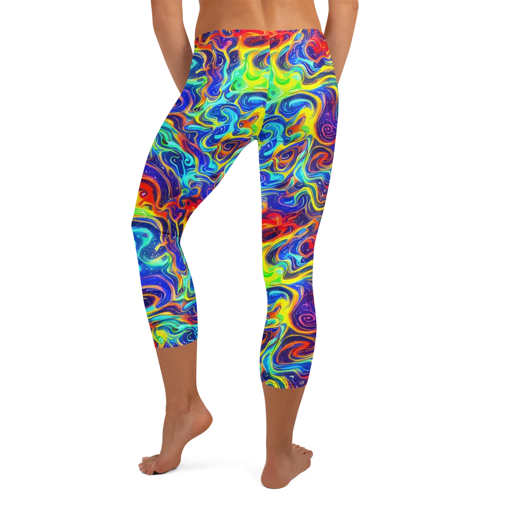 Infinity Ink on Capri Leggings — Back