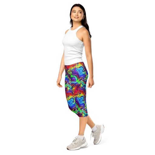 Infinity Ink on a Capri Leggings