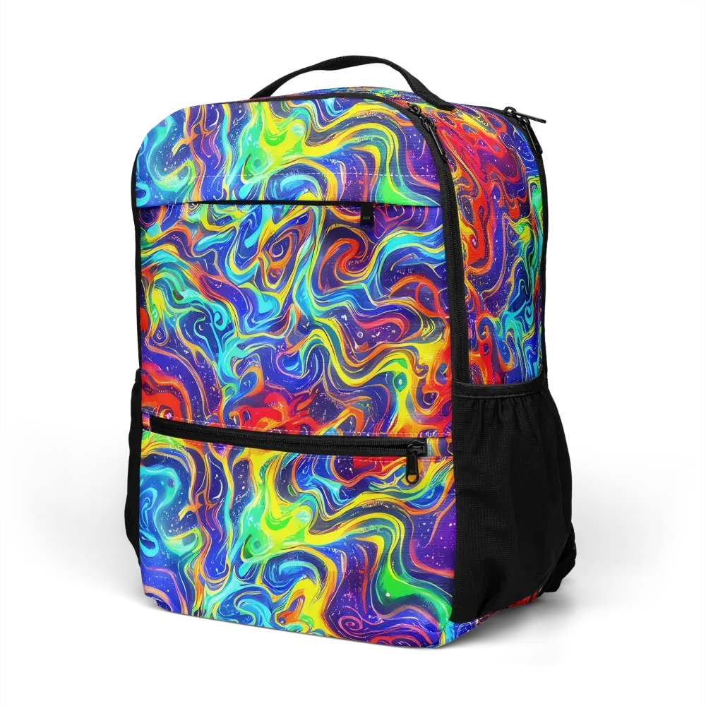 Infinity Ink on Utility Backpack — Left Front