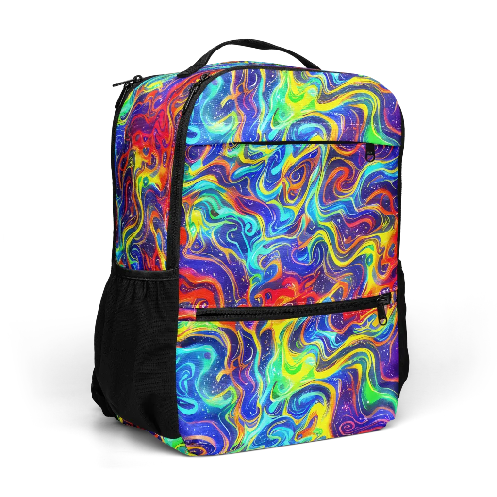 Infinity Ink on Utility Backpack — Right Front