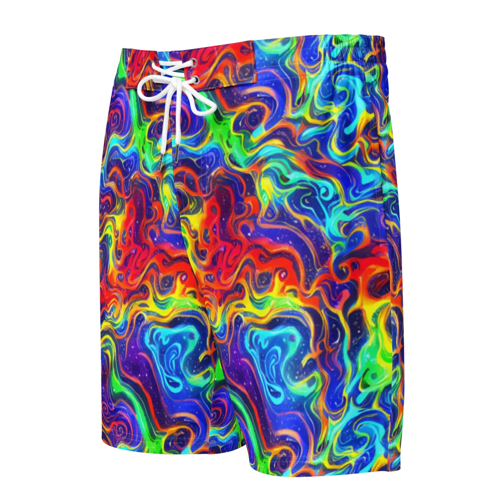 Infinity Ink on Men's Board Shorts — Front