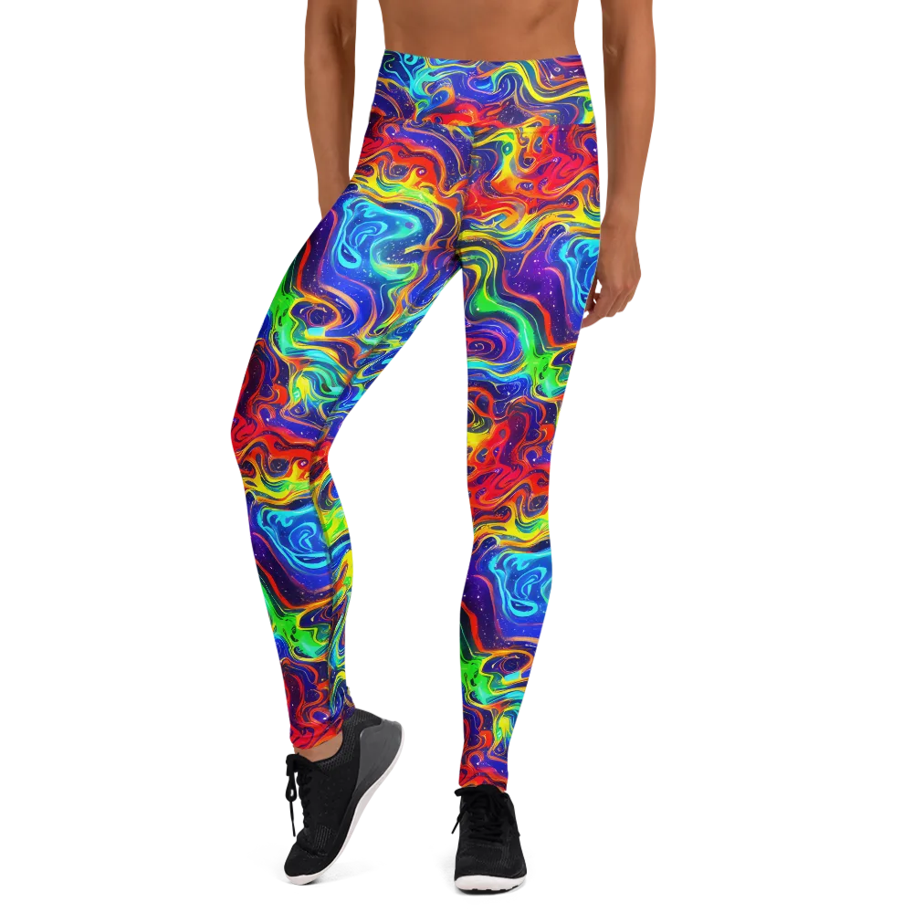 Infinity Ink on Yoga Leggings — Front