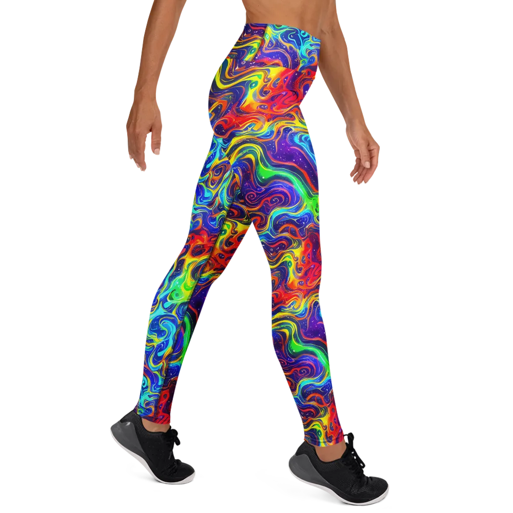 Infinity Ink on Yoga Leggings — Right