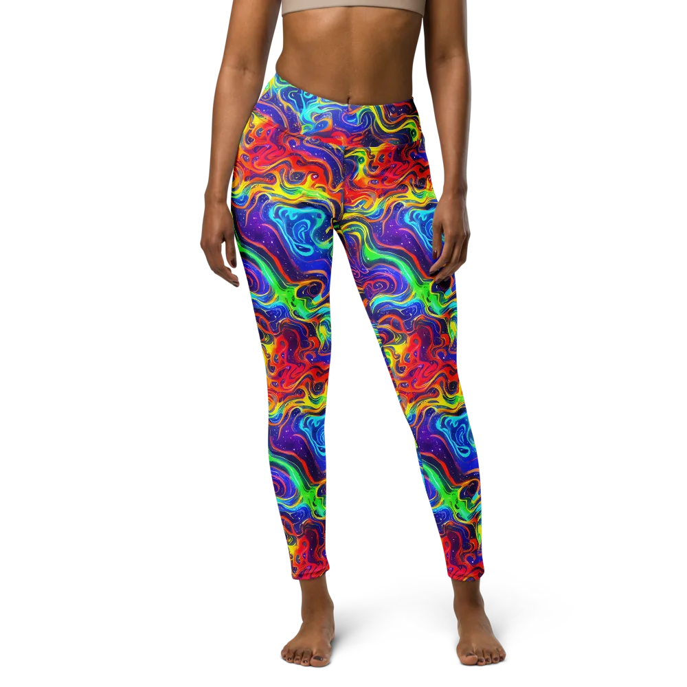 Infinity Ink on Yoga Leggings — Front