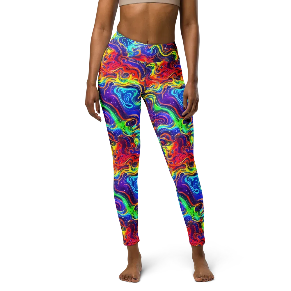 Infinity Ink on Yoga Leggings — Front