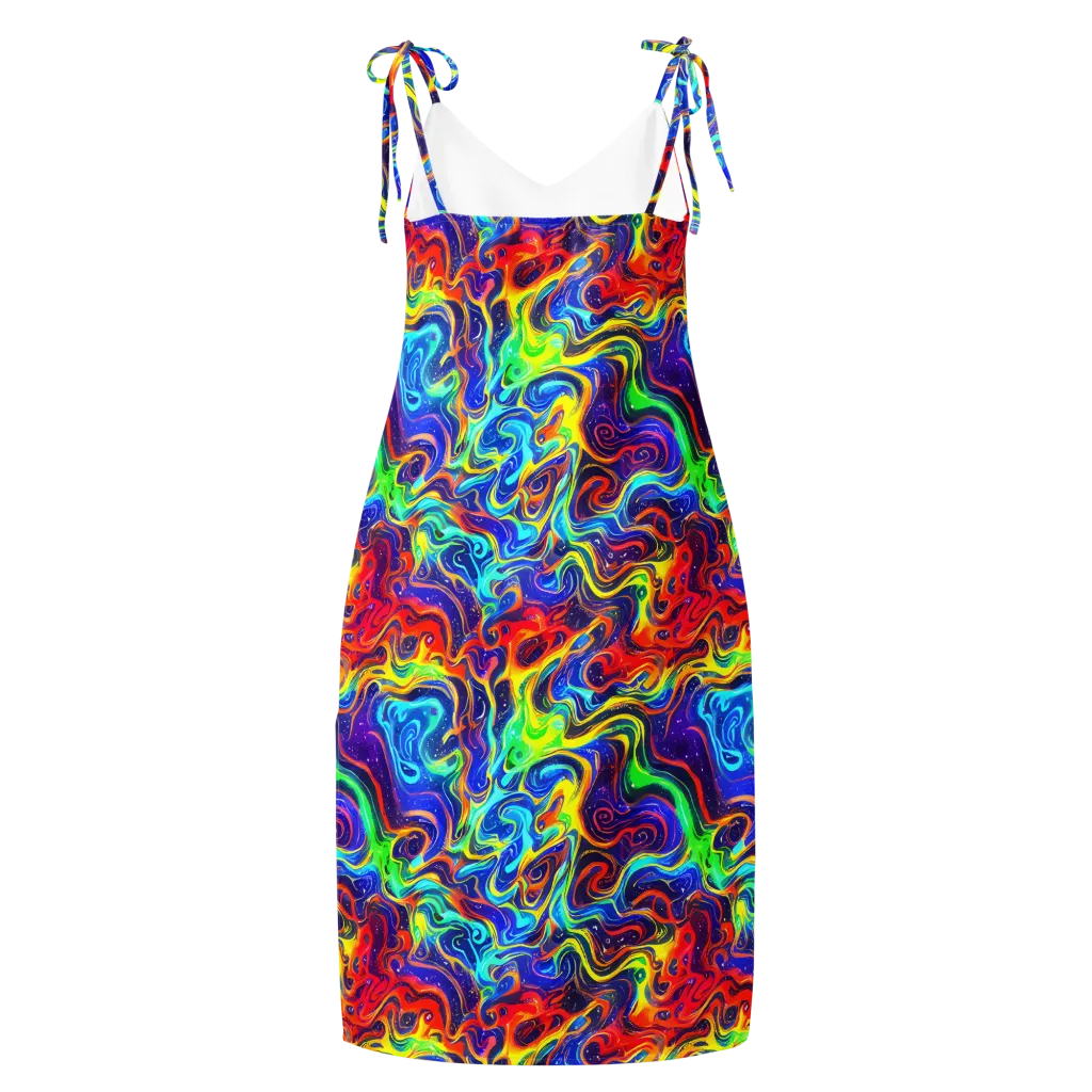 Infinity Ink on Slip Dress — Back