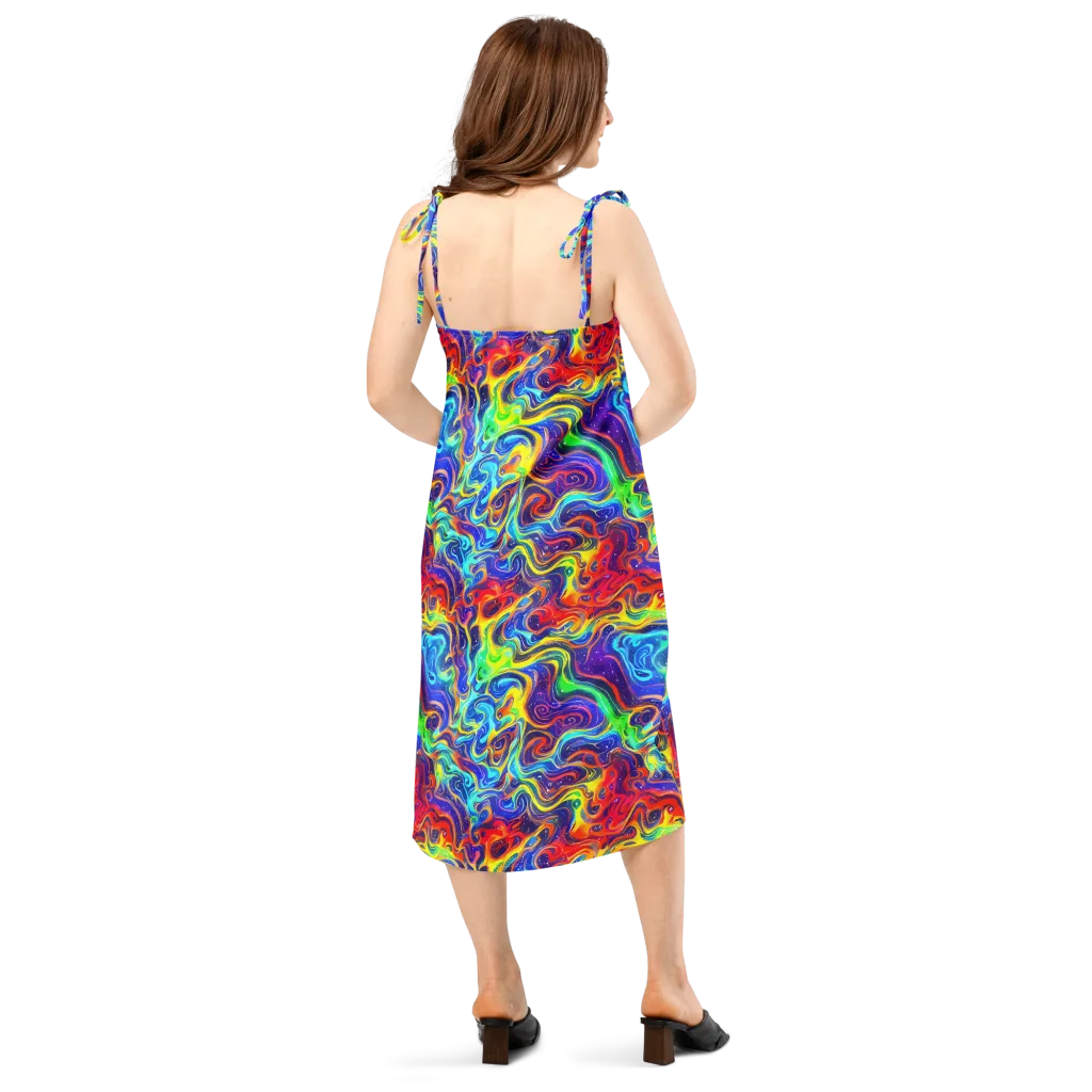 Infinity Ink on Slip Dress — Back