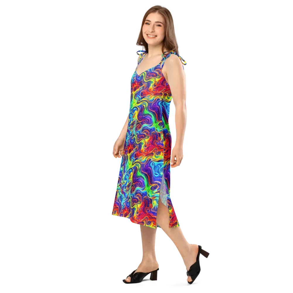 Infinity Ink on Slip Dress — Left Front