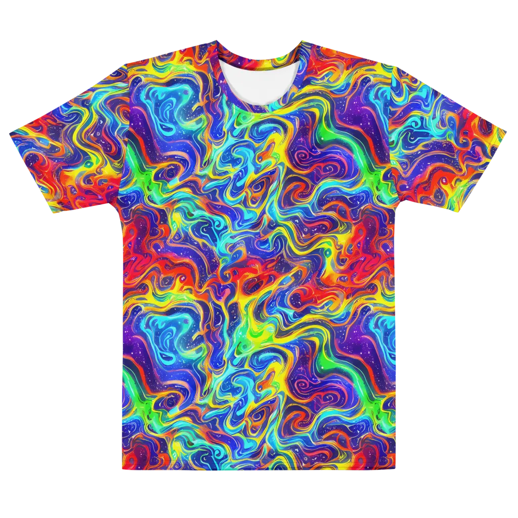 Infinity Ink on Men's Cotton Crew Neck T-Shirt — Front