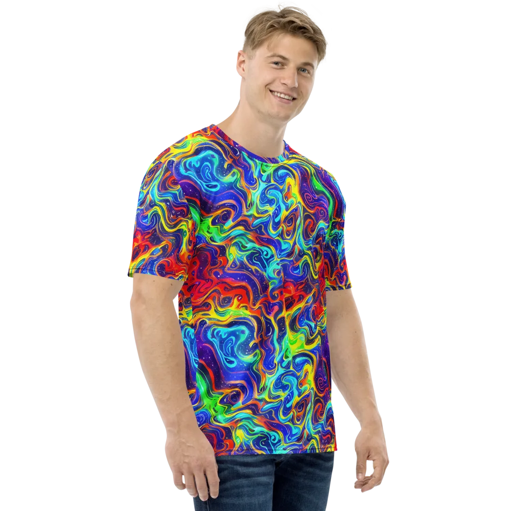 Infinity Ink on Men's Crew Neck T-Shirt — Right