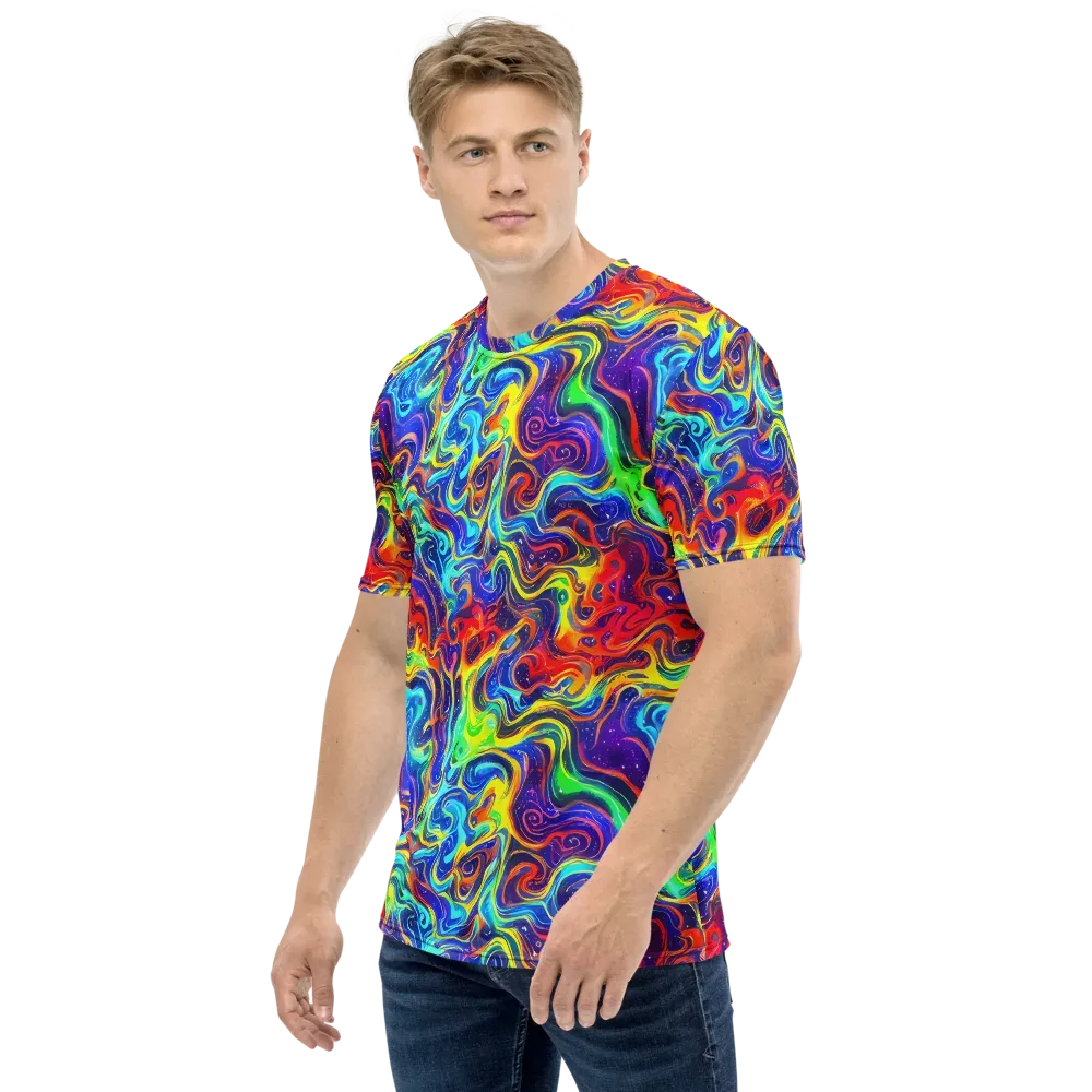 Infinity Ink on Men's Crew Neck T-Shirt — Left