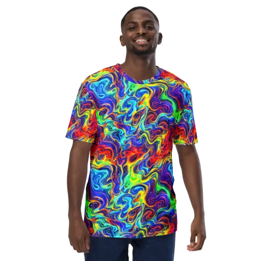 Infinity Ink on a Men's Crew Neck T-Shirt