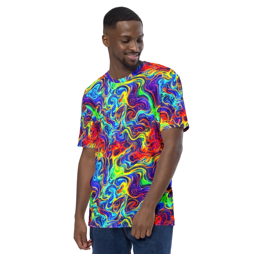 Infinity Ink on Men's Crew Neck T-Shirt — Left