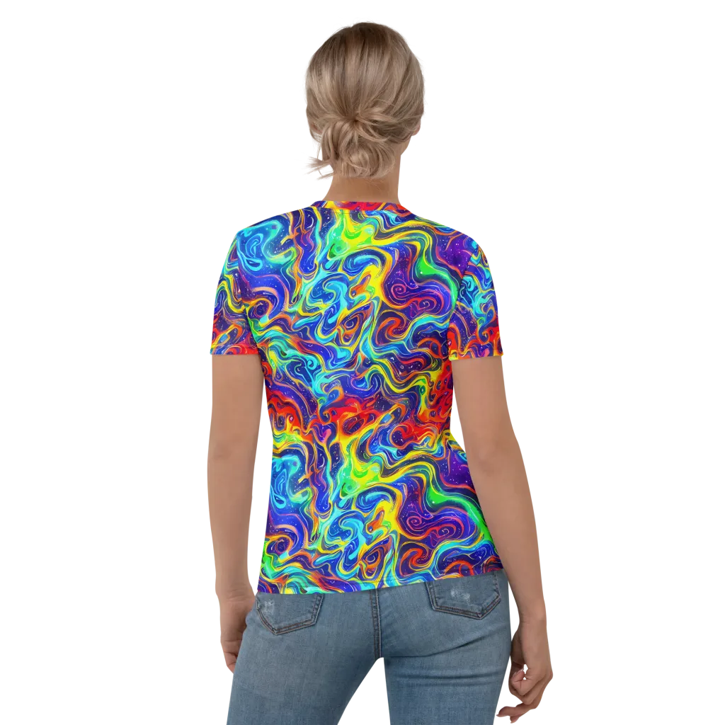 Infinity Ink on Women's Crew Neck T-Shirt — Back