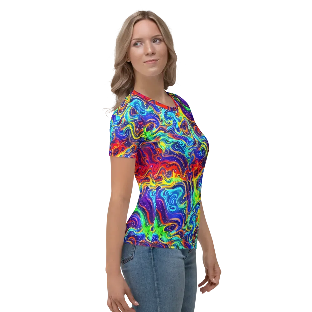 Infinity Ink on Women's Crew Neck T-Shirt — Right