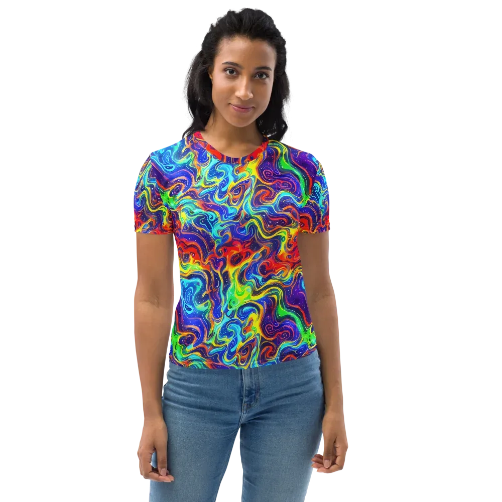 Infinity Ink on Women's Crew Neck T-Shirt — Front