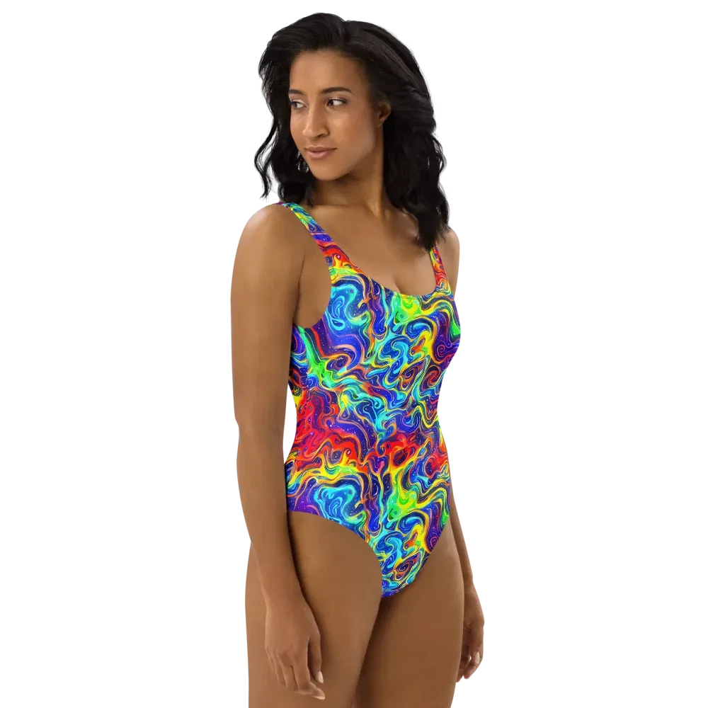 Infinity Ink on One-Piece Swimsuit — Right