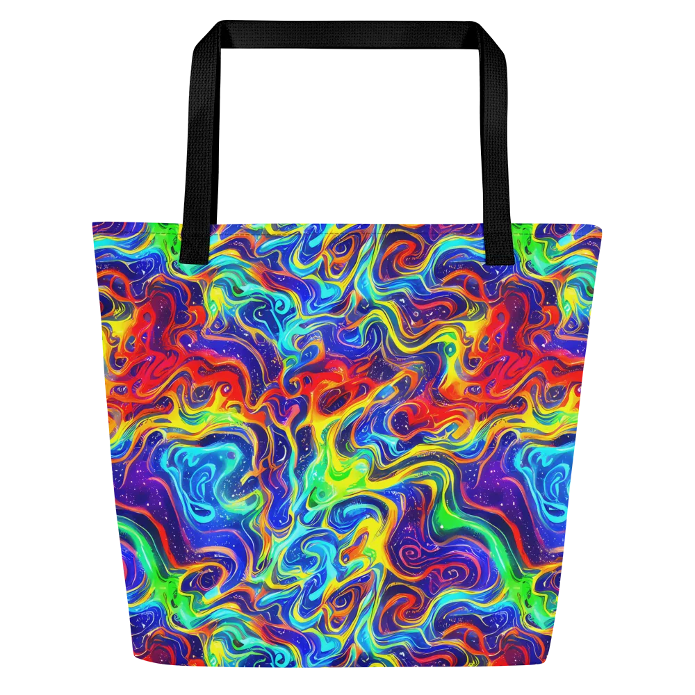 Infinity Ink on Large Tote Bag W/ Pocket — Front