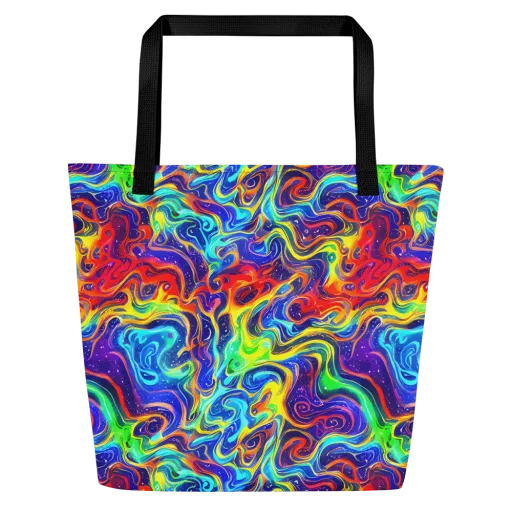 Infinity Ink on a Large Tote Bag W/ Pocket