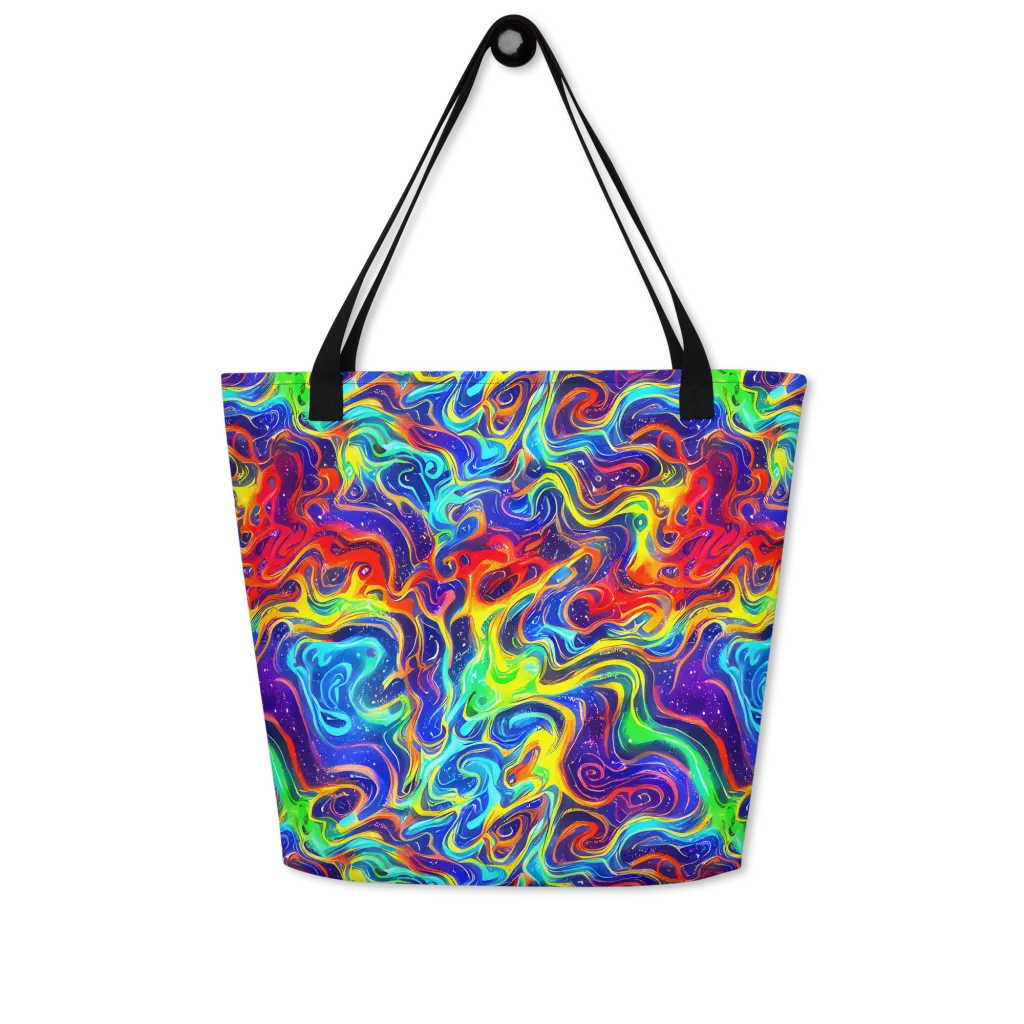 Infinity Ink on Large Tote Bag W/ Pocket — Front