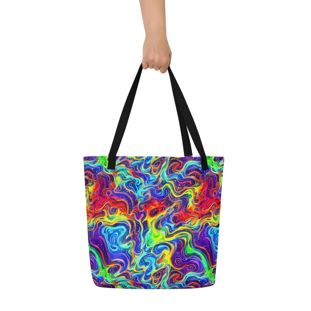 Infinity Ink on Large Tote Bag W/ Pocket — Front