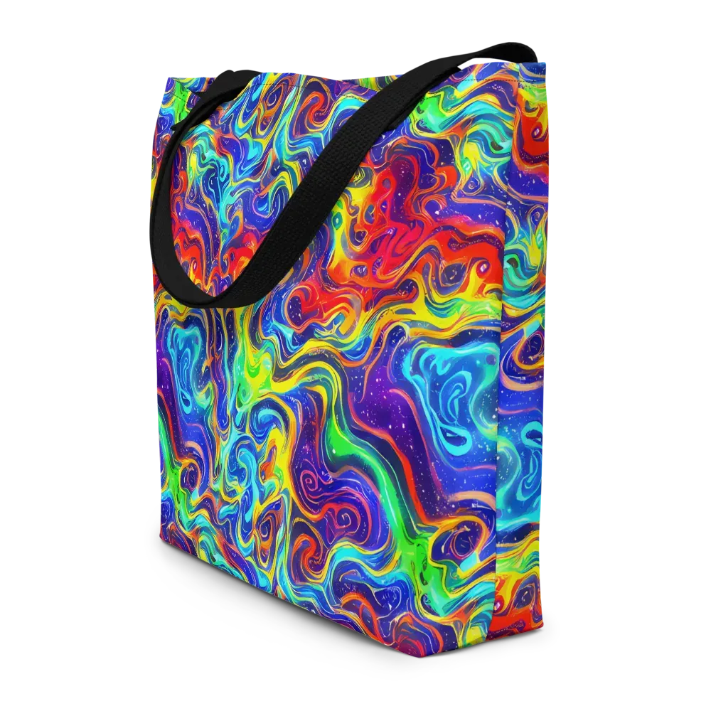 Infinity Ink on Large Tote Bag W/ Pocket — Front