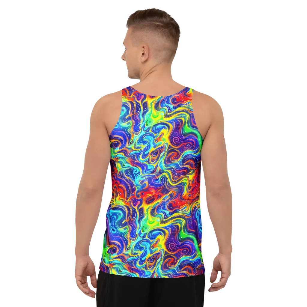 Infinity Ink on Men's Tank Top — Back