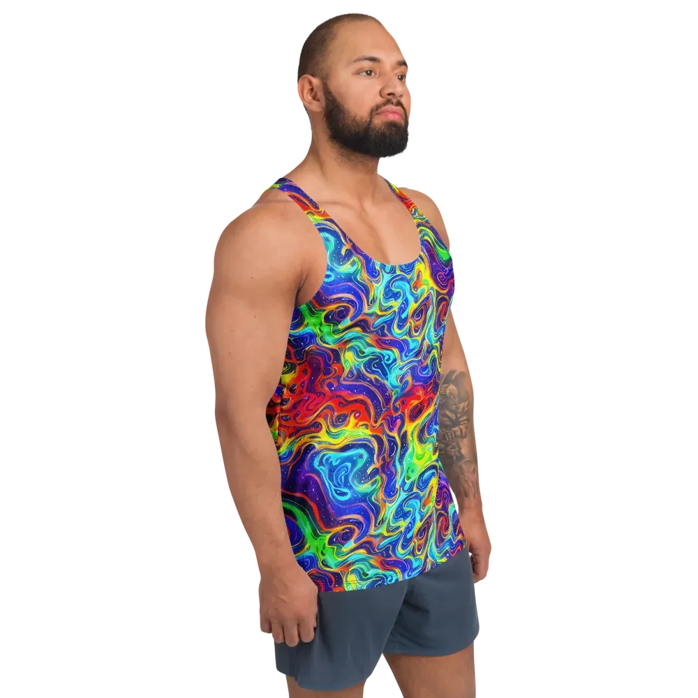 Infinity Ink on Men's Tank Top — Right Front