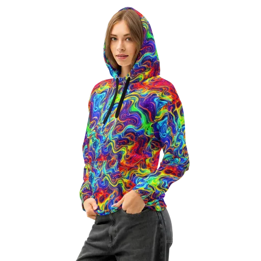Infinity Ink on a Cotton Hoodie
